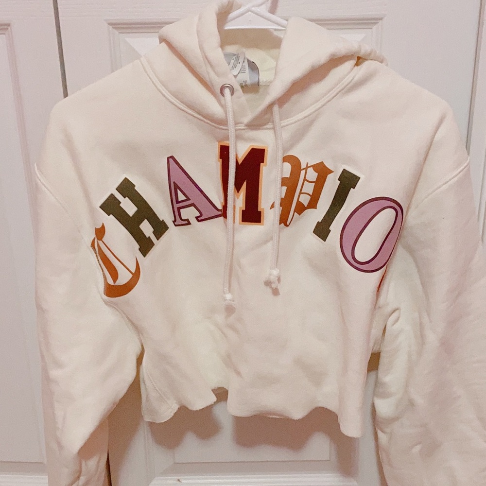 Cropped Champion hoodie